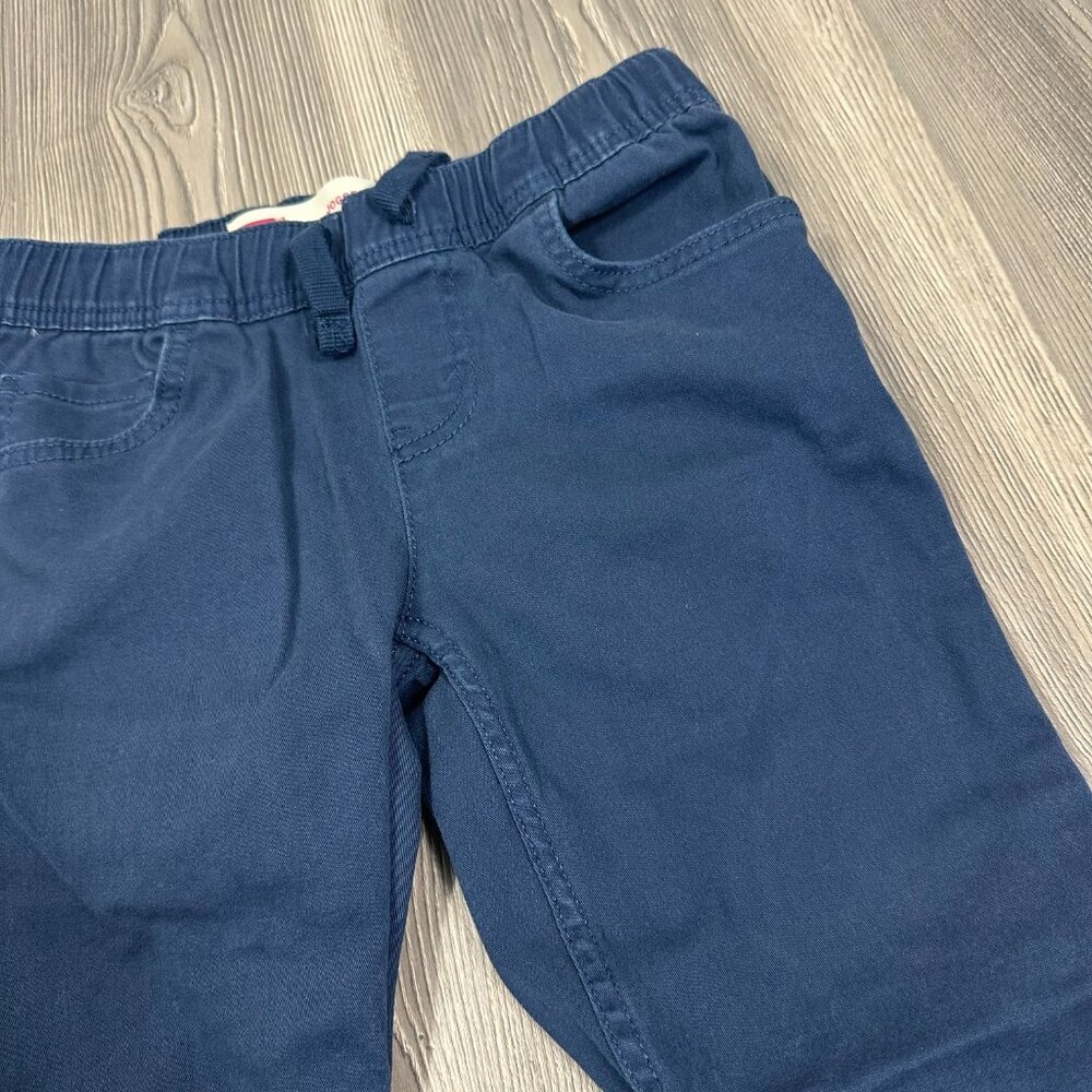 Levi’s Boys Navy Blue Jogger Pants Size 8 Elastic Waist Casual School Playwear - Picture 2 of 5